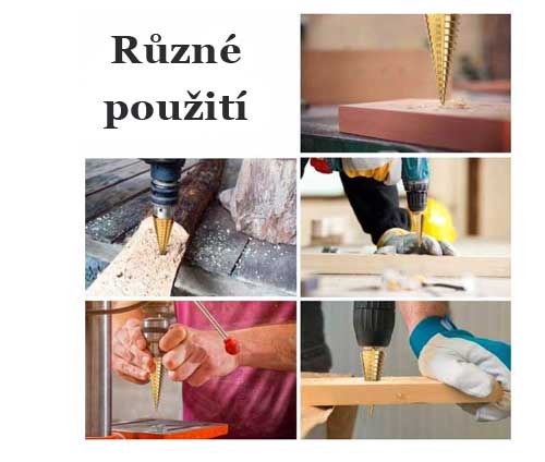 stopničasti sveder iz titana